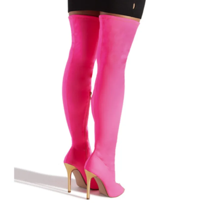 Модные зимние сапоги выше колена со змеиным принтом женские привлекательные