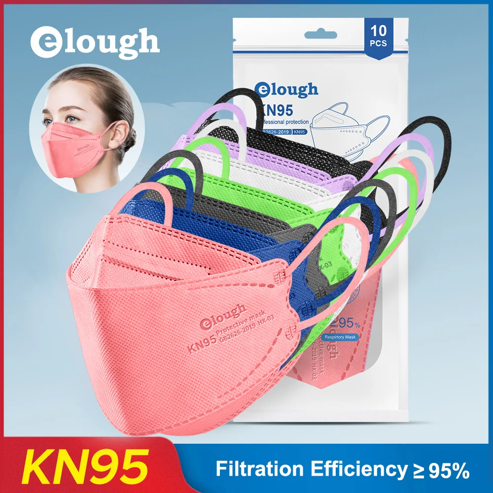 Elough FFP2 mascarillas fpp2 kn95 маска mascarilla homologada mascherina ffpp2 faciales mondmaske colores|Маски| |