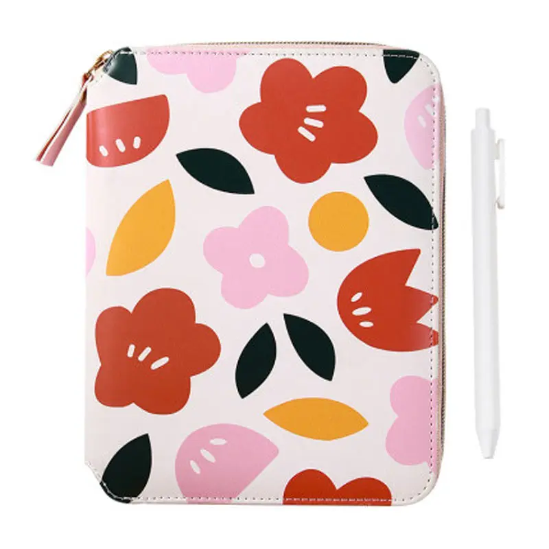 

Cajie B6 150X190MM Zip Bag PU Leather Planner Inner Core Cover Note Book Planner Office Stationery Supplies