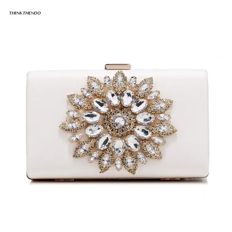 

Evening Dinner Bag Rhinestone Handbag Shiny Crossbody Bag Sparkly Messenger Bag Wedding Party Prom Clutch Purse