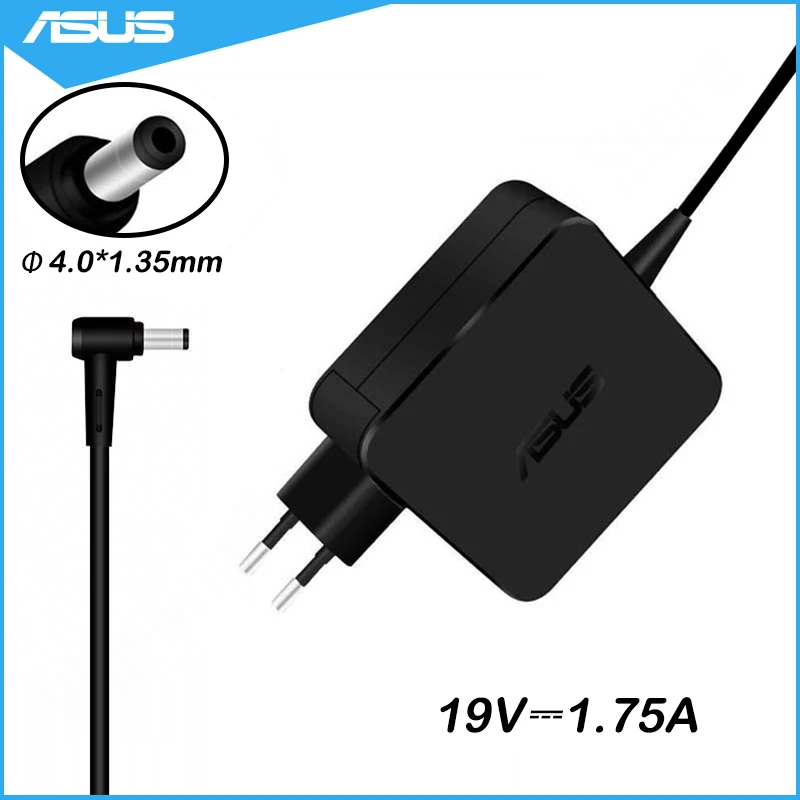 

19V 1.75A 33W 4.0*1.35mm Laptop Charger AC Adapter Power Supply For Asus C200 C200MA C300 C300MA S200 X200 X200CA X200MA X201E