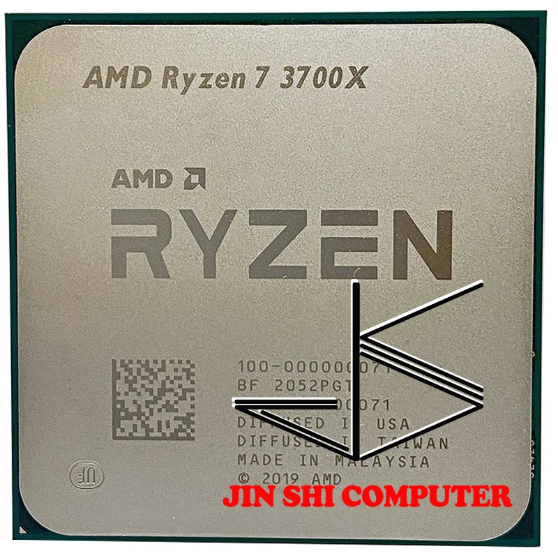 Процессор AMD Ryzen 7 3700X R7 3 6 ГГц Восьмиядерный шестнадцати поточный процессор 65 Вт нм