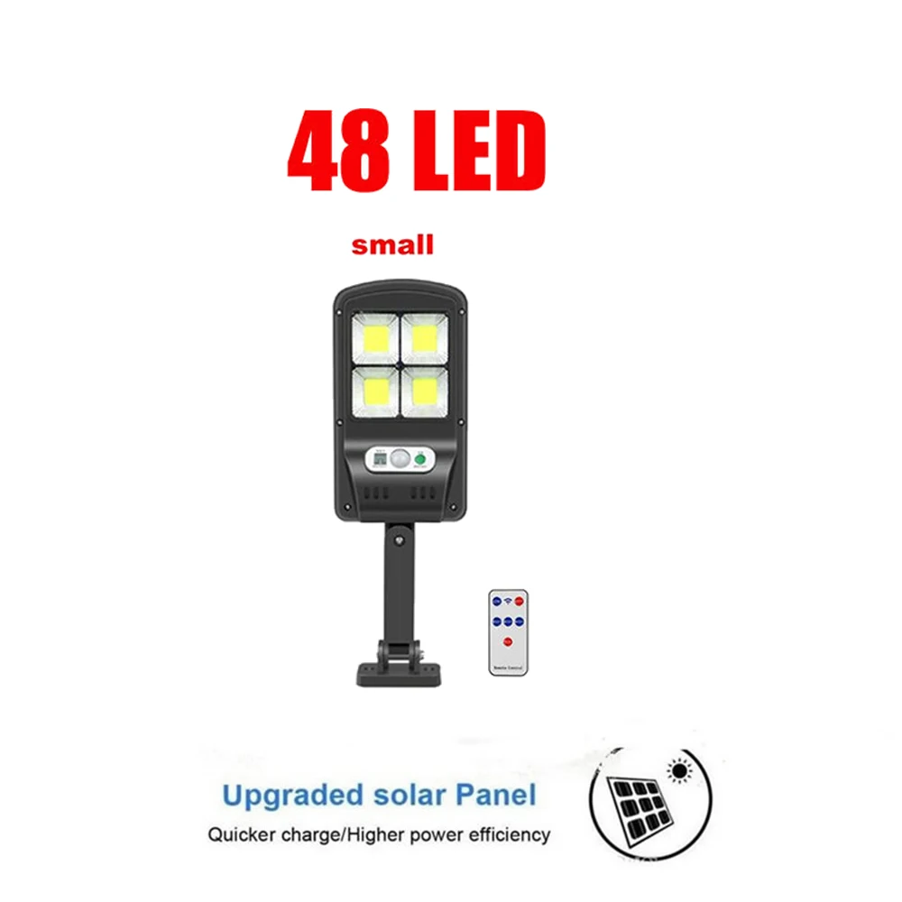 

tabular oblong 48 LED Solar Powered Light Outdoors Motion Sensor Sunlight Waterproof solar Wall Emergency Street Security Lamp f