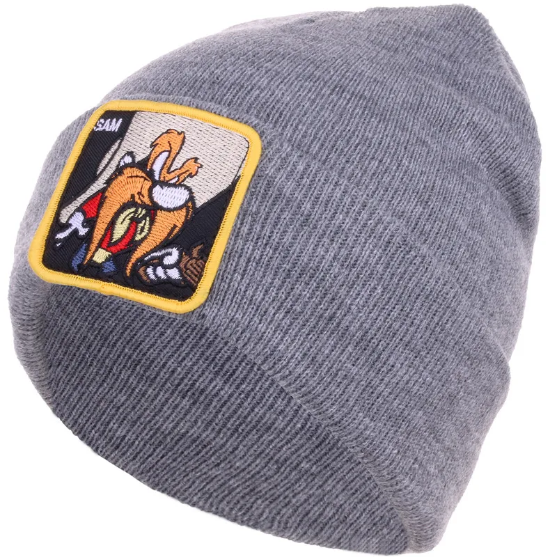 CRUOXIBB модная зимняя Шапка бини с драконом для мужчин и женщин одноцветная хип хоп