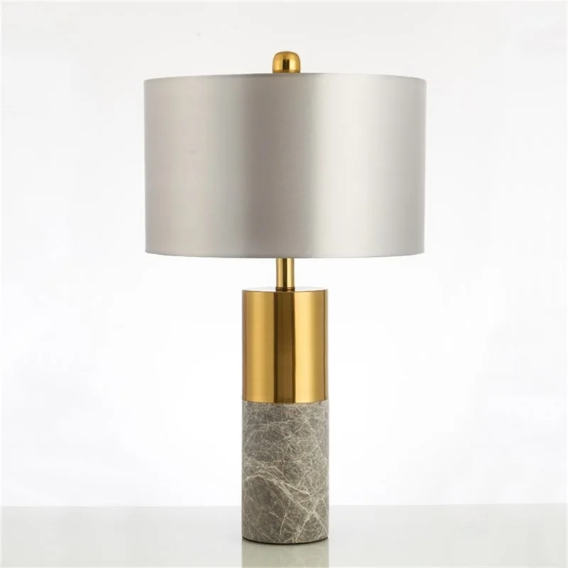 AOSONG Modern Table Lamp Marble Bedside LED Desk Light Luxury Creative Decorative for Home Bedroom Living Room Office Hotel | Лампы и