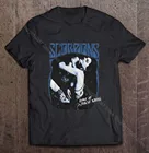 Лицензионная футболка с изображением скорпионов, первого стиля, Размер N, рулон, размер аниме, футболка для девушек, размер меньше, топы, футболки, женская футболка для офиса