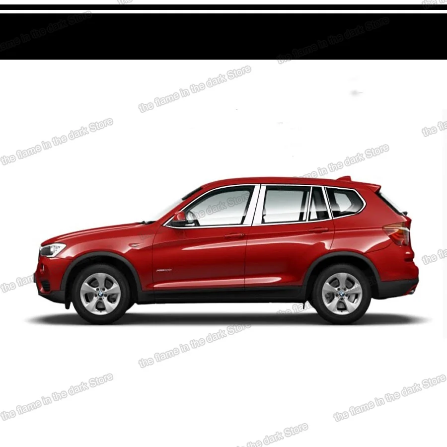 Lsrtw2017 304 нержавеющая сталь автомобильная оконная отделка украшение для bmw x3 2011 2012