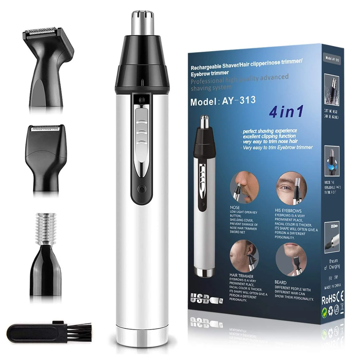 

Electric Four-In-One Nose Hair Shaver Dropshipping