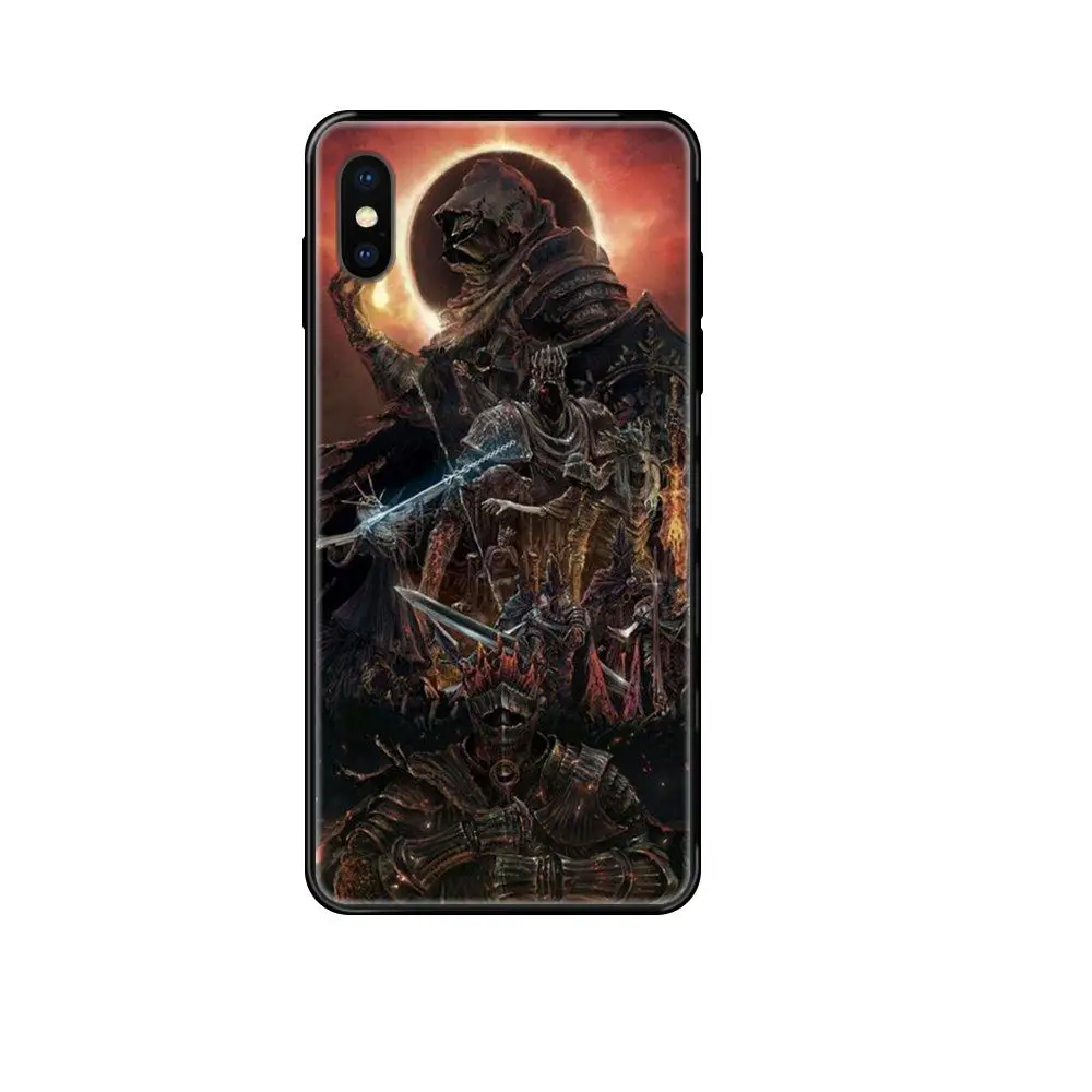 Черные Мягкие ТПУ защитные чехлы для телефонов Dark Soul Lordran Astora Knight Xiaomi Mi Note A1 A2 A3 5 5s 6