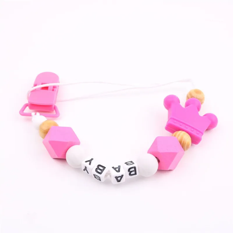 Персонализированные силиконовые зажимы для пустышки сделай сам держатель с