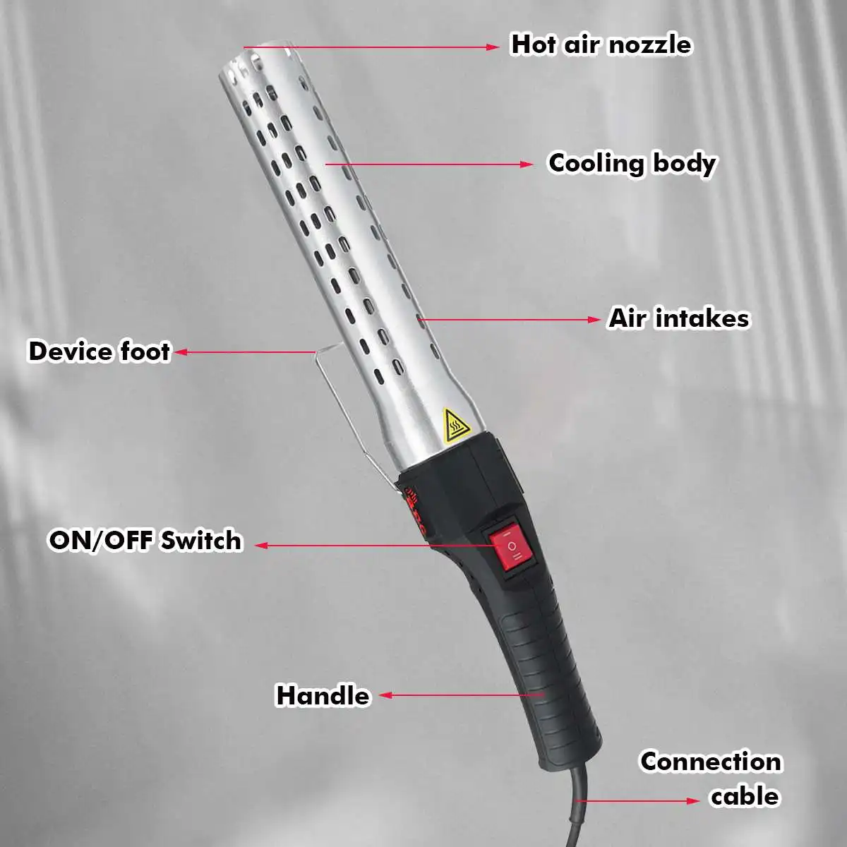 Электрический противопожарный стартер для гриля 2000 Вт зажигалка барбекю