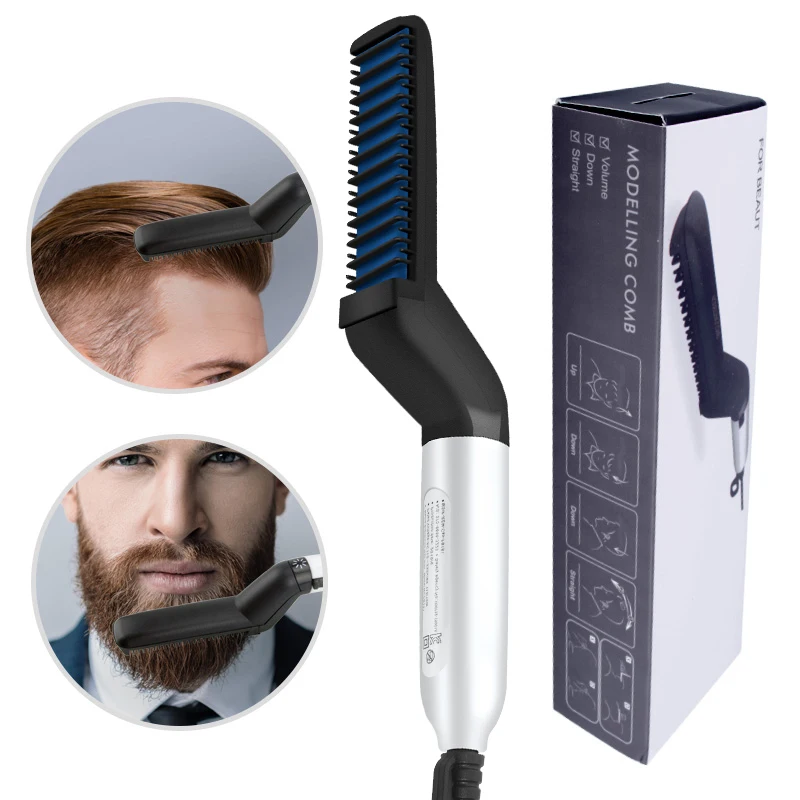 

VIP link Multifunctional Hair Comb Brush Beard Straightener Hair Straighten Electric Beard Straightening Comb Quick Hair Styler