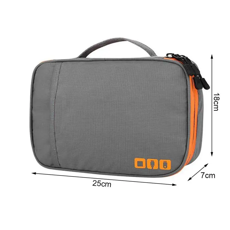 

Multi-Function Portable Travel Digital Mobile Power Headset Cable Storage Bag Electronics Accessories Organizer Bag S/M/L Size