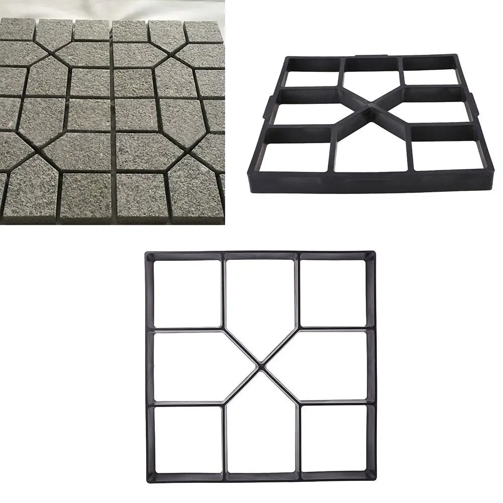 

Garden Tools Manually Paving Mold Creative Road Mould 40cm DIY Lawn Cement Square