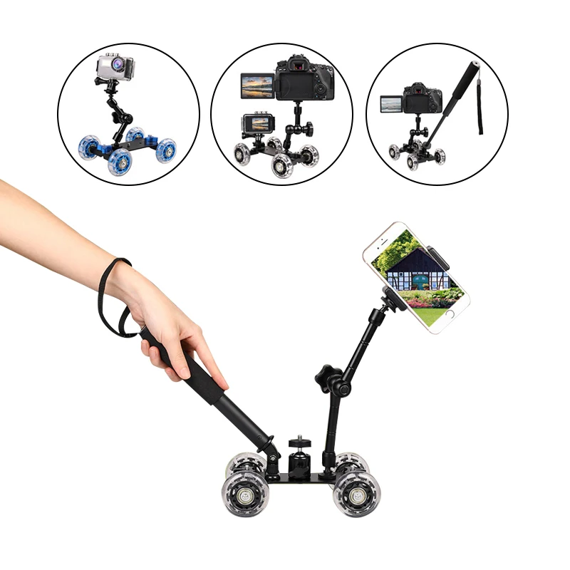 Черный Гибкий слайдер для камеры Speedlite|Слайдеры и рельсовые системы| |