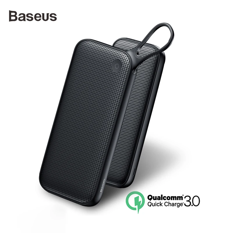Baseus PD QC3.0, 20000 мА/ч, зарядное устройство 5В 3 А, быстрое зарядное устройство для iPhone, samsung 2, USB, зарядное устройство типа C, зарядное устройство для ноутбука