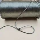 2 мм X 20 метры металла серый Цвет Rattail атласный шнур китайский Заплетенный в узел Строка ювелирных изделий Бисер веревка R484