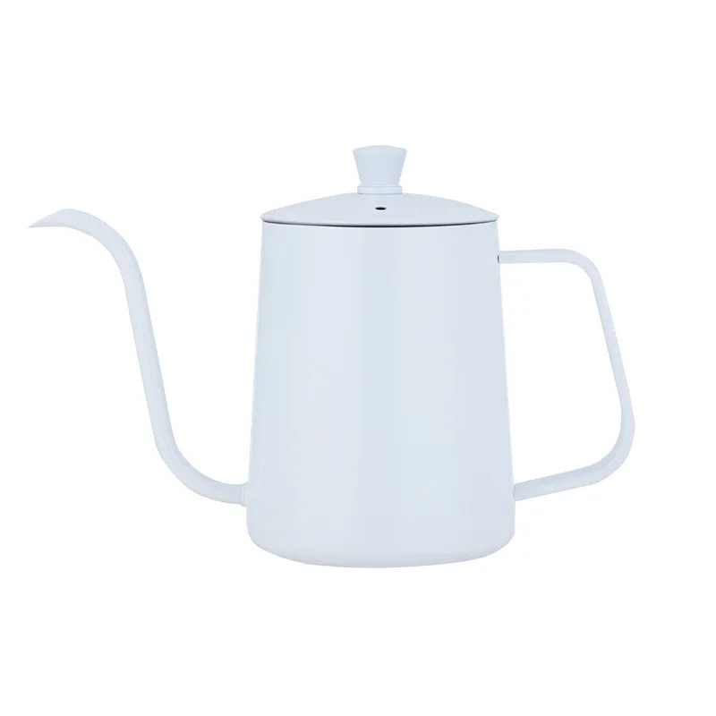 С золотым покрытием и с белым залить Кофе чайник гусиная шея носик|Кофейники| |