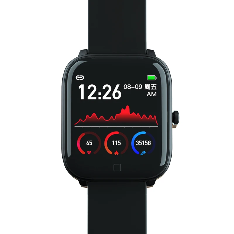 

2020 P8 1.4 Inch Smart Watch Men Fitness Tracker Sport IP67 Heart Rate Blood Pressure Sleep Monitor Smart Clock Women Smartwatch