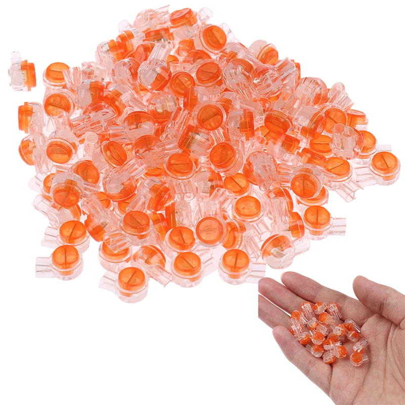 

Обжимные клеммы для Соединения Rj45, 200 шт., водонепроницаемый соединитель K1, проводка, Ethernet-кабель, терминал телефонного шнура