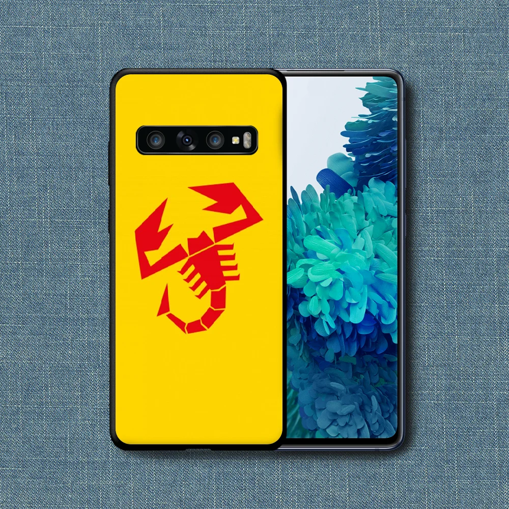 

Karl Abarth Sport Car Logo Phone Case For Samsung Galaxy Note S 8 9 10 20 Plus E Lite Uitra black Back Pretty Hoesjes 3D Prime