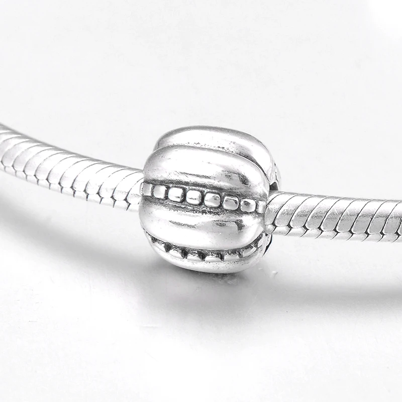 Как в форме тыквы подарок сделай сам из серебра изящные клипсы бусины с замком