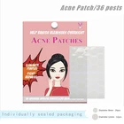 36 шт.упак. прозрачные невидимые Гидроколлоидные Патчи от акне, впитывают гной, масляные, контролирующие акне наклейки