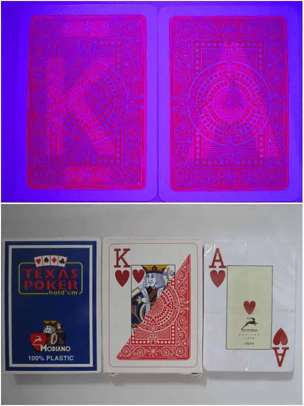 

Analyzer playing cards modiano3 red and 3 blue, with one contact lens modiano playing cards 1 red and 1 blue for the lens