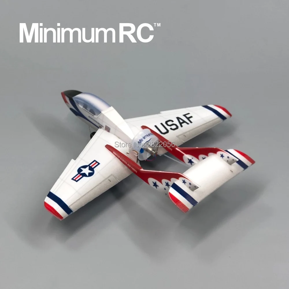 MinimumRC Fly cat 35 мм EDF 340 Wingspan 3 канальный тренировочный радиоуправляемый самолет с