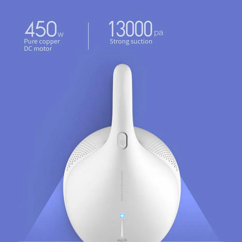 Deerma CM810 пылезащитный пылесос УФ-лампа 13000 па Мощное всасывание-белый | Бытовая
