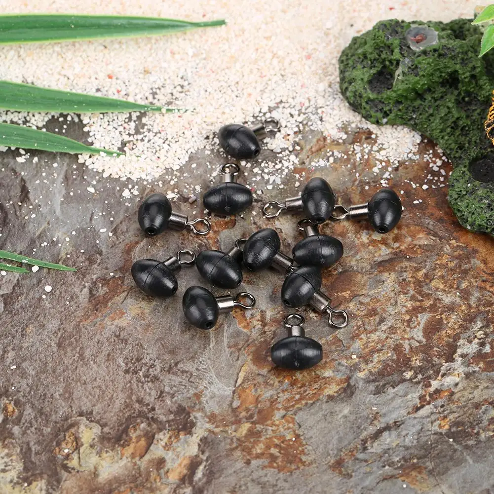20 шт черный пластиковый шарик с Роллинг Вертлюг делая 3 пути Вертлюги рыболовные