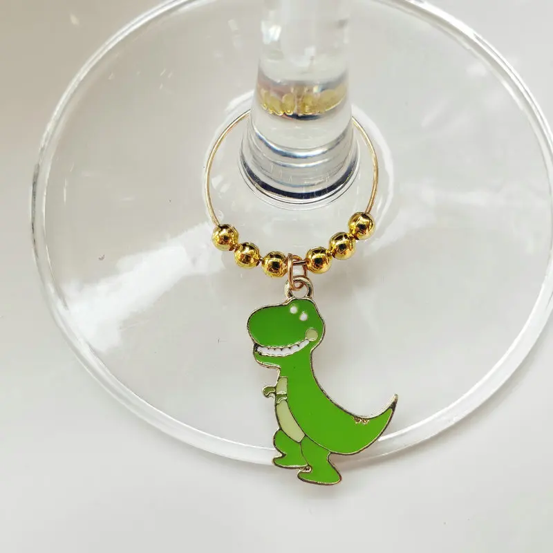 Набор из 6 шт. подвески для вина новый модный дизайн кольца маркер Рождественский