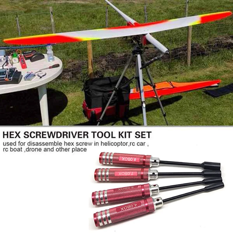 4 шт. набор инструментов для ремонта радиоуправляемых моделей | Инструменты