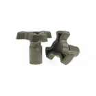 Сцепление для микроволновки, 2 шт., универсальная муфта для стекла, поворотного стола, запасные части, привод, аксессуары для СВЧ-печи