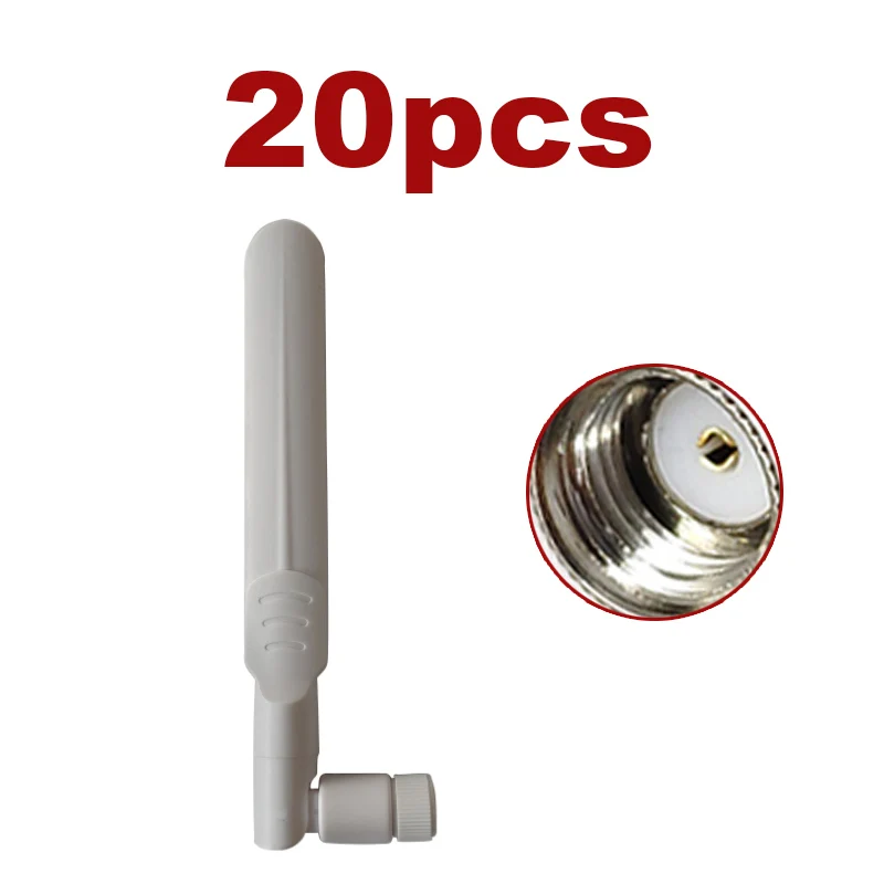 GRANDWISDOM 20 шт. 2 4g 5 8g антенна 5dbi sma wlan Wi-Fi двухдиапазонная модуль iot роутер Антенна tp link