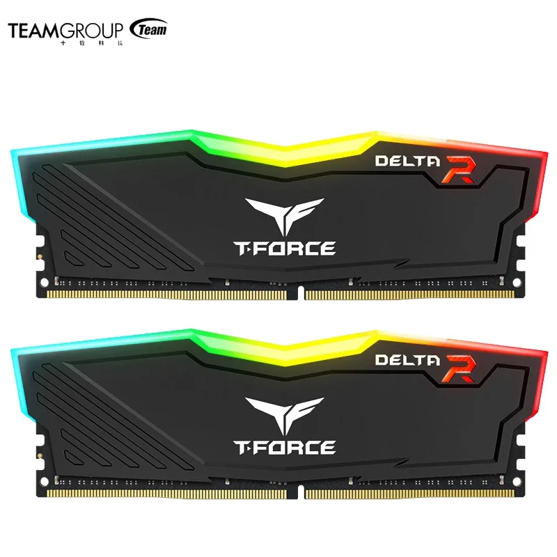 Модуль оперативной памяти для настольного ПК TEAMGROUP T-Force Delta RGB DDR4 8 Гб 16 (2x8 ГБ) 32 (2x16