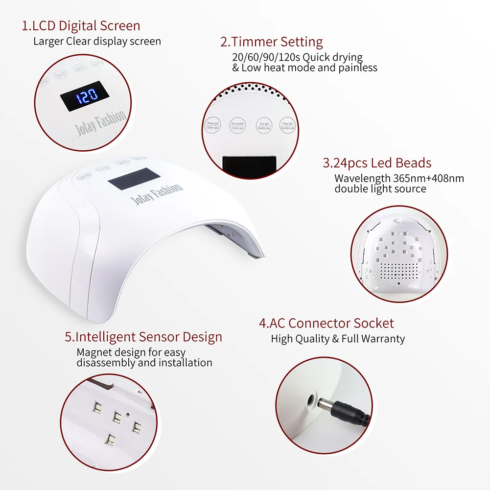 

Jofay Acrylic Gel Poly Nail Gel Kit Nail Extension Glitter Gel Nail Gel UV Building Jelly Gel Polish Enhancement Manicure Set