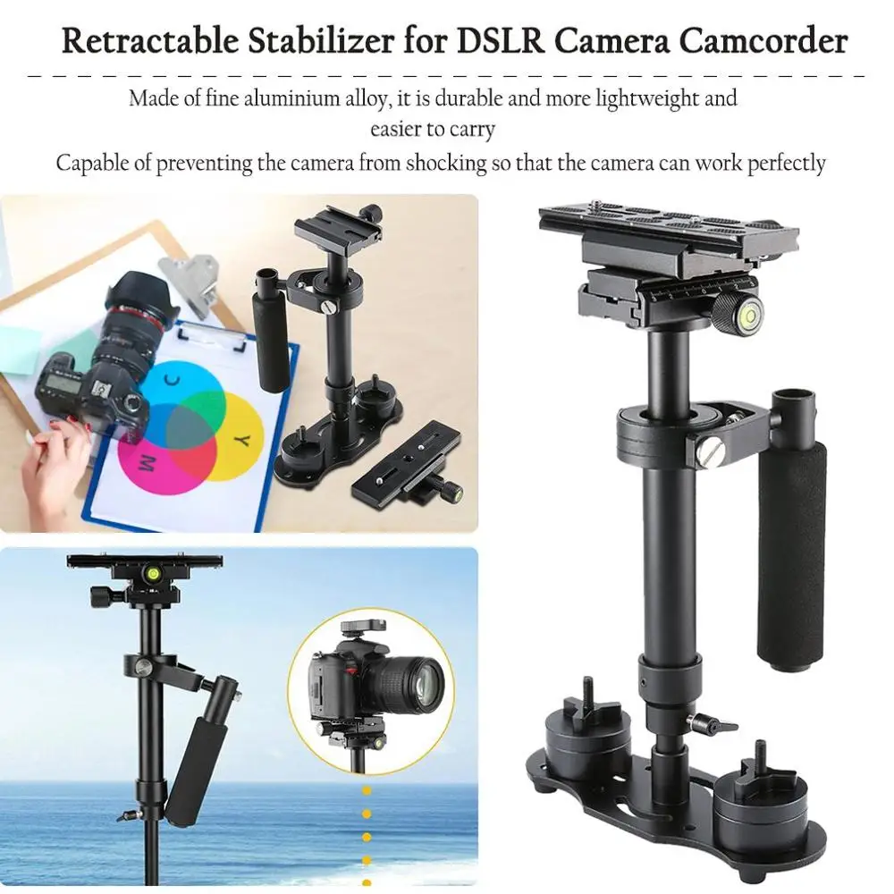 Стабилизатор S40 Steadycam карбоновый Ручной для цифровых зеркальных камер Canon Nikon Sony |