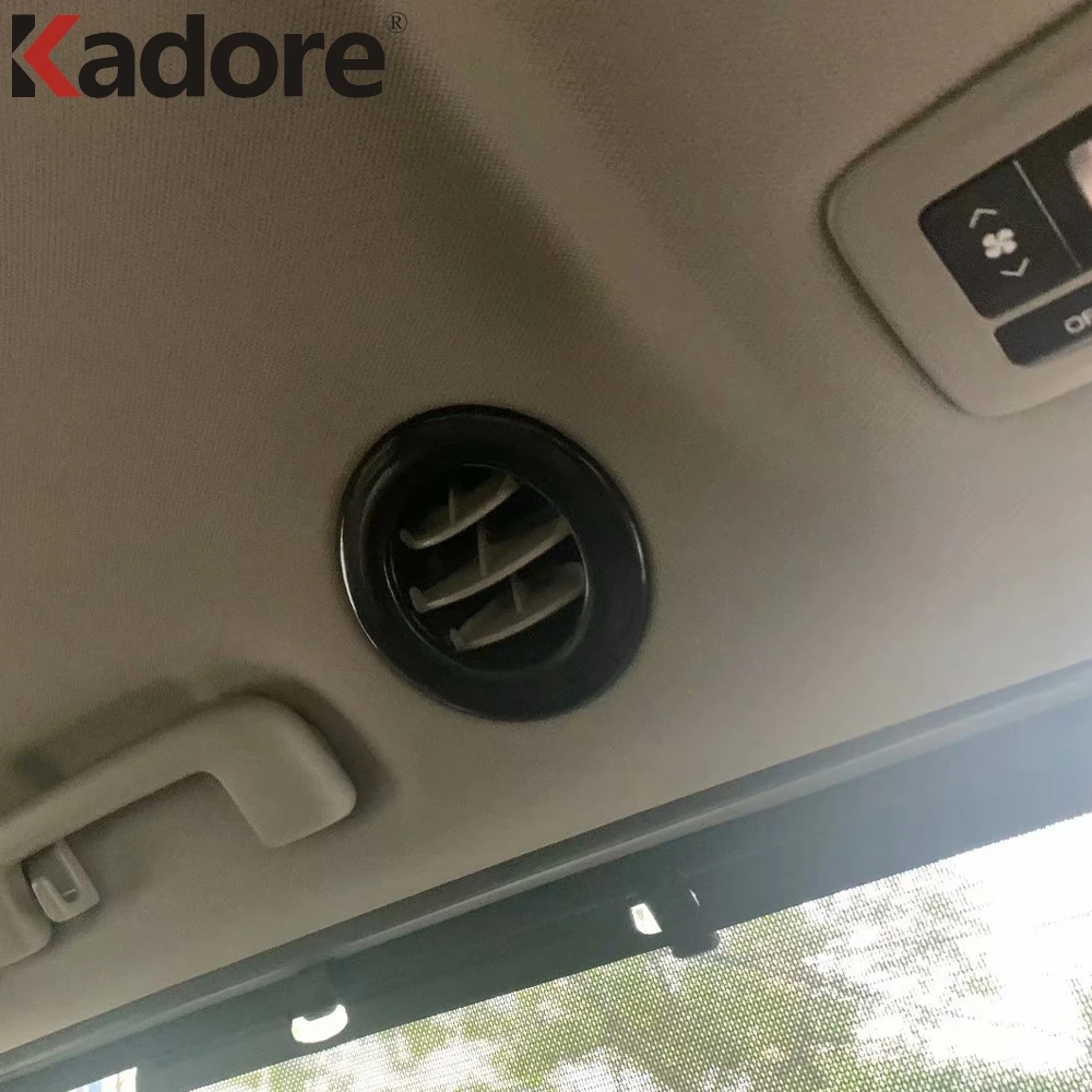Для Toyota Sienna 2019 2020 углеродное волокно Автомобильная задняя крыша вентиляционное