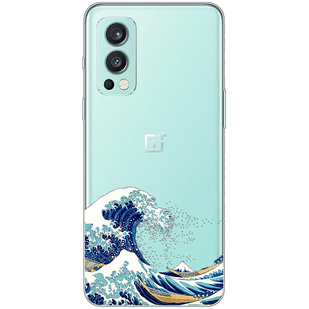 For OnePlus Nord 2 5G Silicon Case Luxury Transparent Shell Phone Case Soft Tpu 6.43inch Shockproof Fundas Coque Etui Bumper