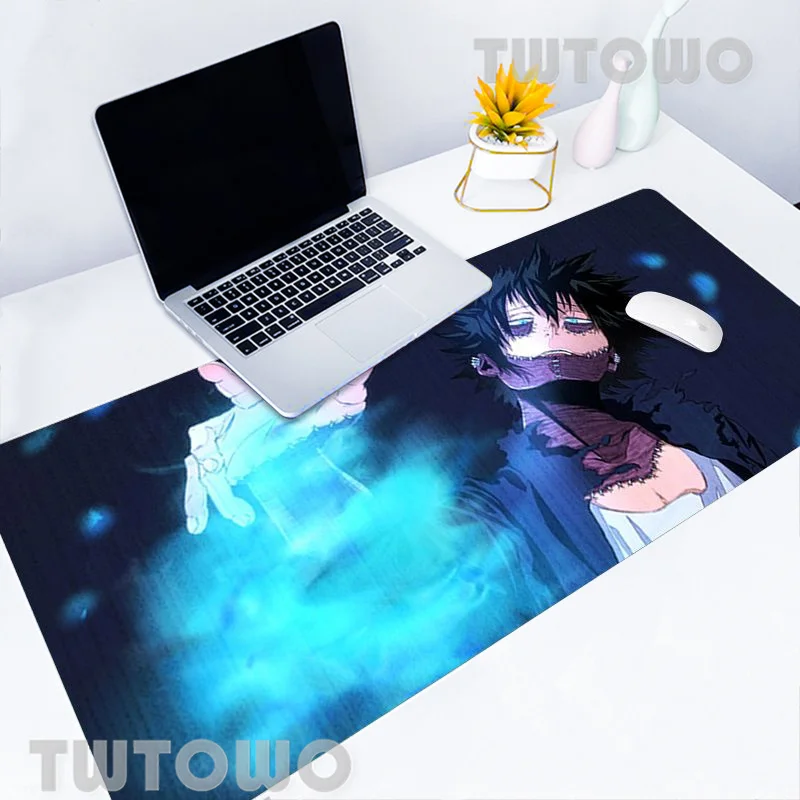 

Mousepad New Home HD keyboard pad Mouse Mat Mousemat Dabi My Hero Academia Natural Rubber Laptop Carpet Mouse Mat Table Mat