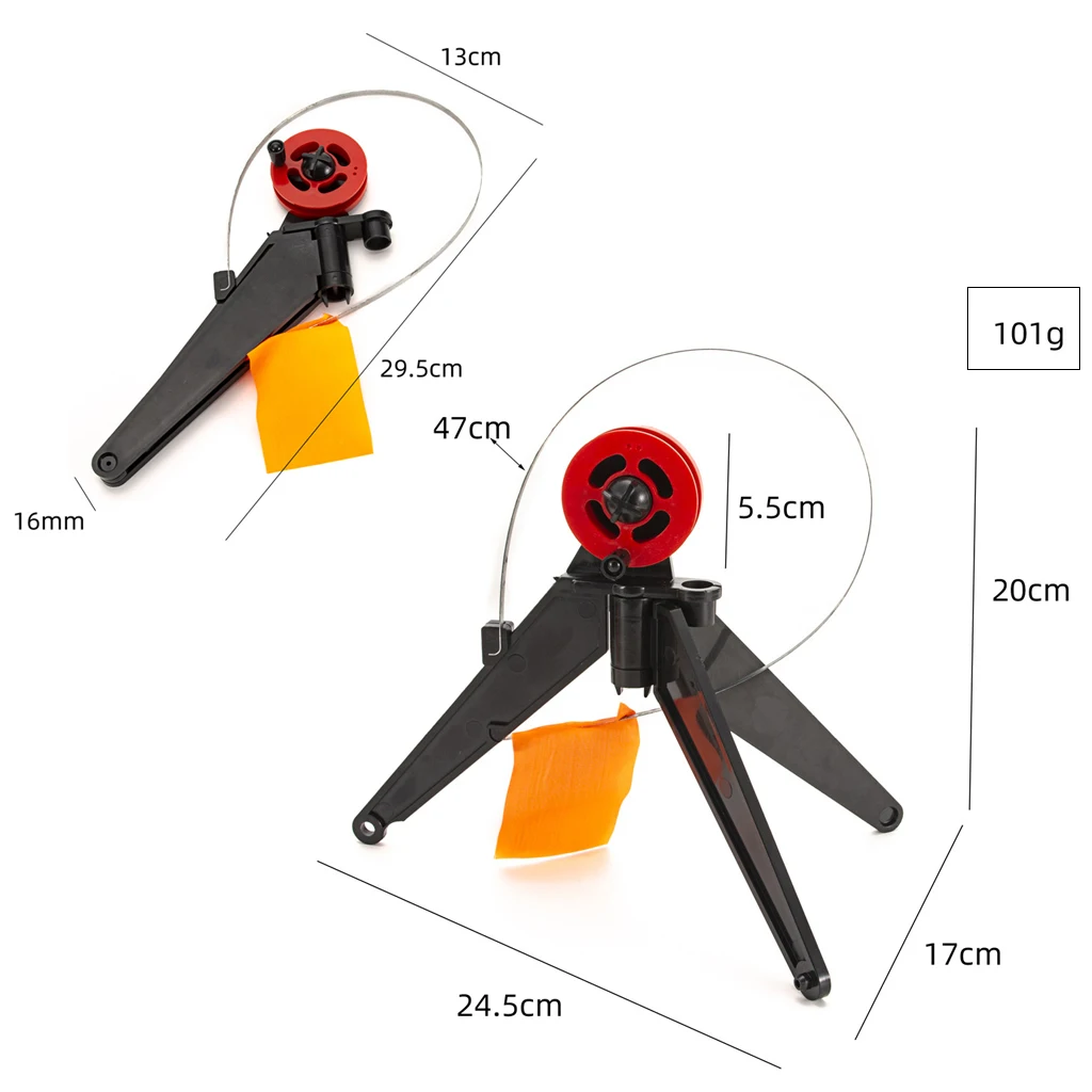 Набор из 2 складных ледяных удочек с флагом рыболовные снасти аксессуары для
