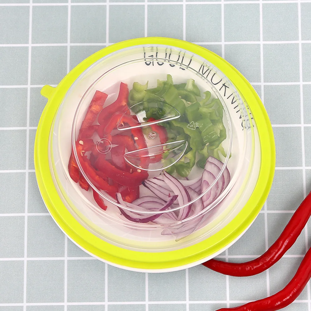 Кристальный чехол Кухня миска и тарелка Пылезащитная крышка блюдо Еда с защитным