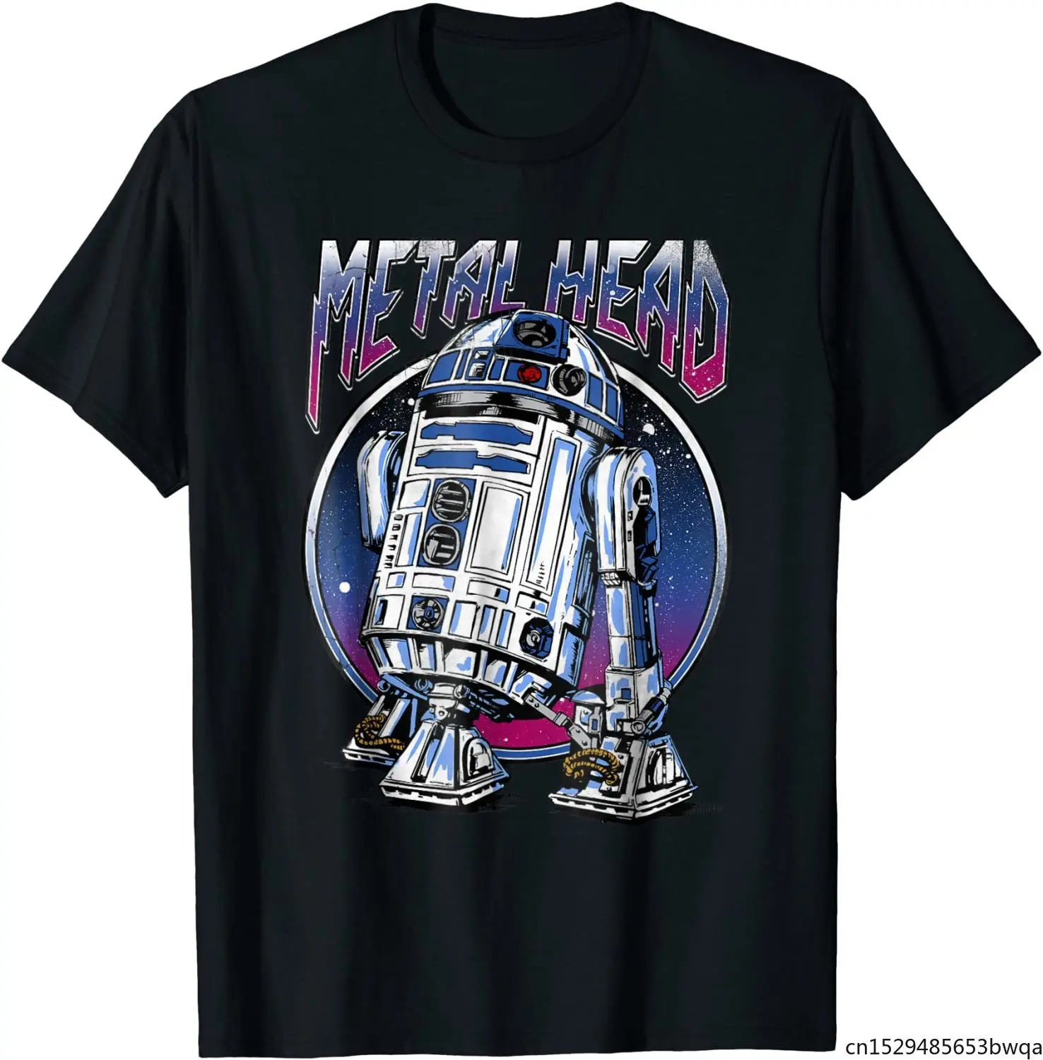 

R2D2 Metal Head Vintage Graphic T-Shirt Z2