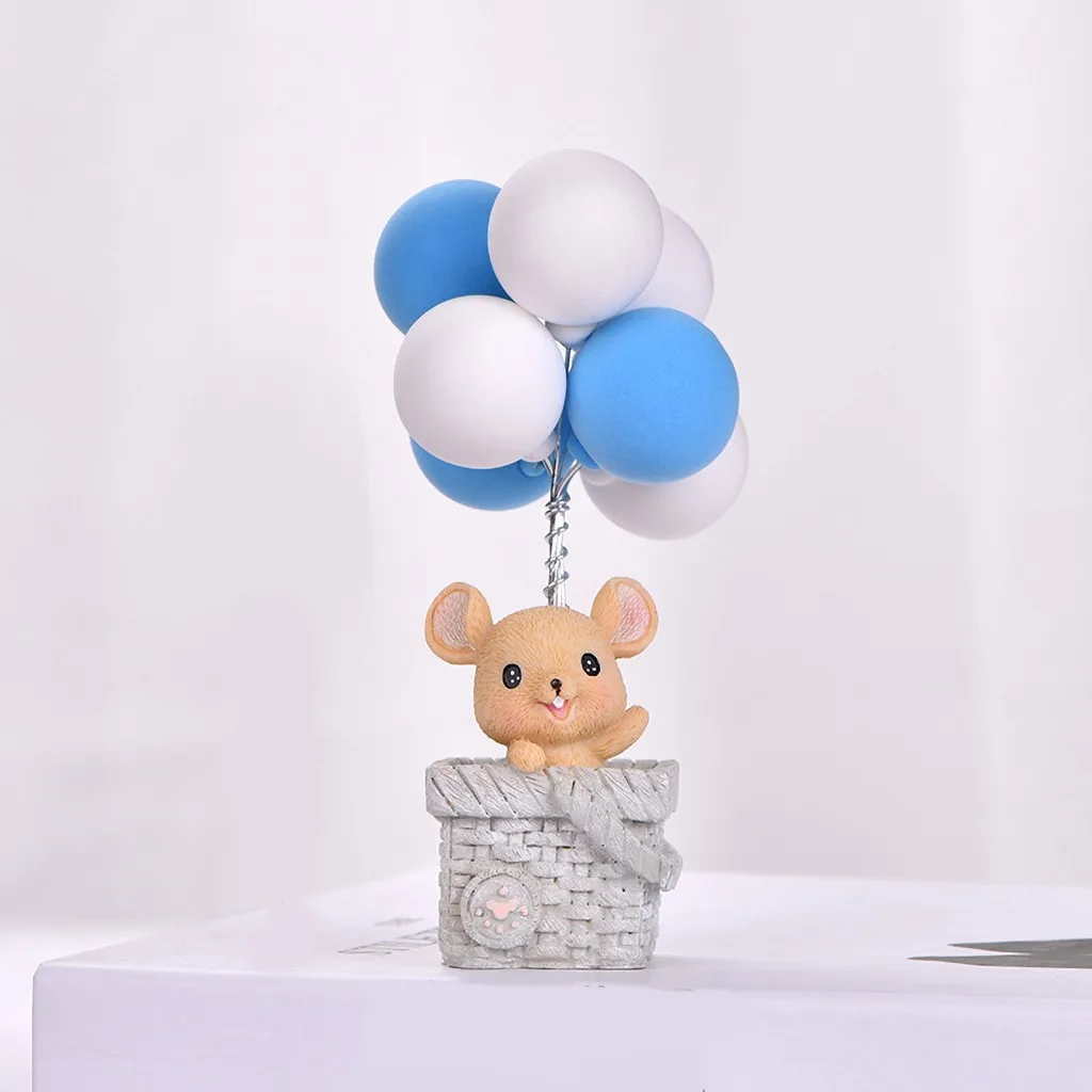 Кукольный домик миниатюрное украшение пейзаж мини мышь воздушный шар реквизит