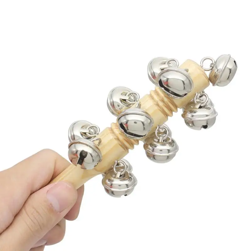 Деревянный вертикальный колокольчик ручная погремушка 13 палочка с