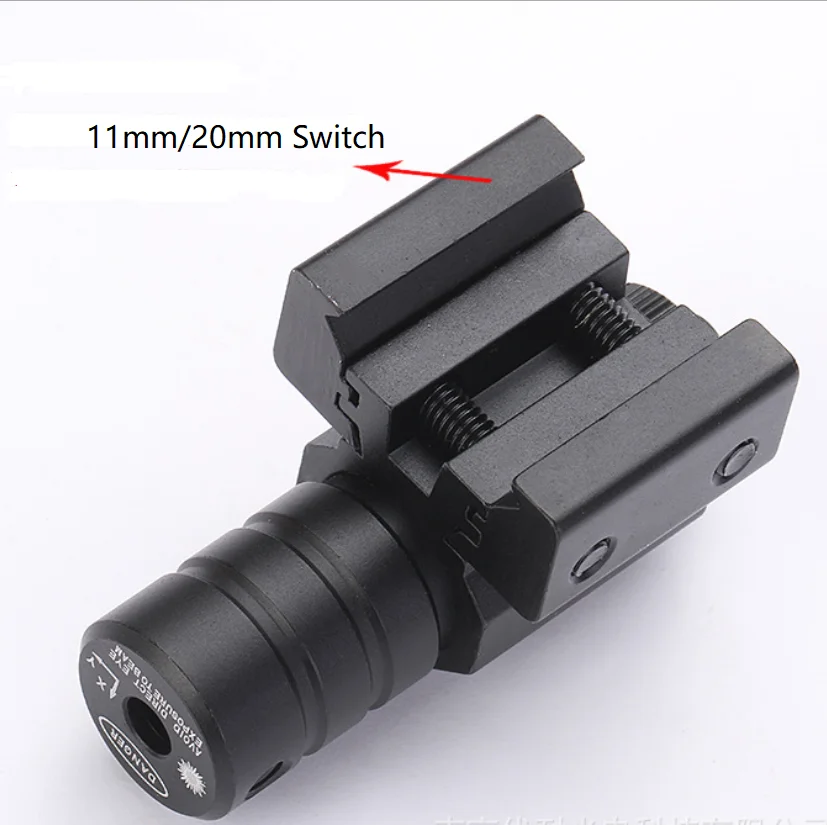 Лазерный прицел в красную точку для Пикатинни и винтовки с регулируемым