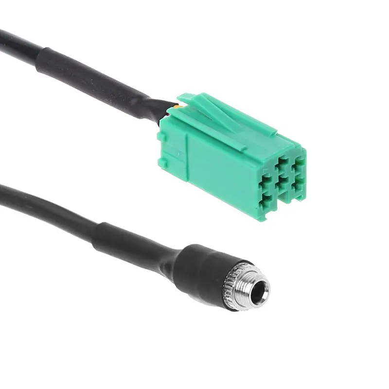 Aux аудио кабель адаптер Mini ISO Женский Разъем Удлинительный провод для радио CD
