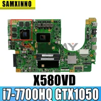 x580vd motherboard for asus x580 x580v x580vd x580vn laptop mainboard w i7 7700hq gtx1050 4gb100 fully tested