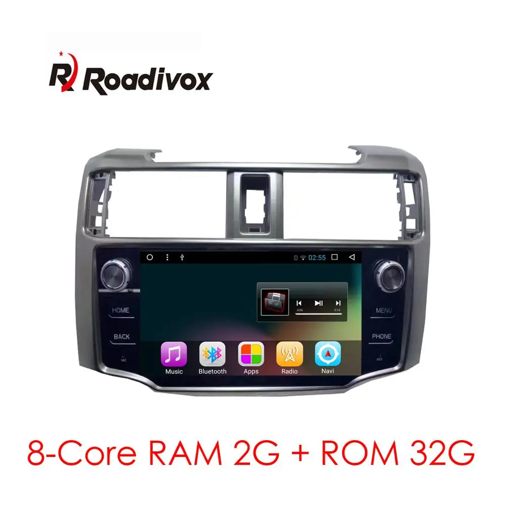 " Android 8,1 Octa Core автомобильный Радио для Toyota 4runner 4runner 2010 автомобильный dvd gps навигации стерео головное устройство мультимедиа